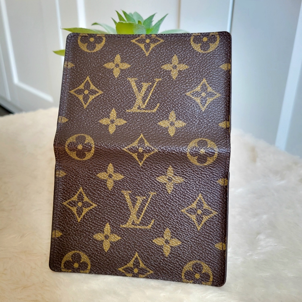 💕Authentic LOUIS VUITTON ID Card BiFOLD Wallet Monogram - Picture 4 of 7